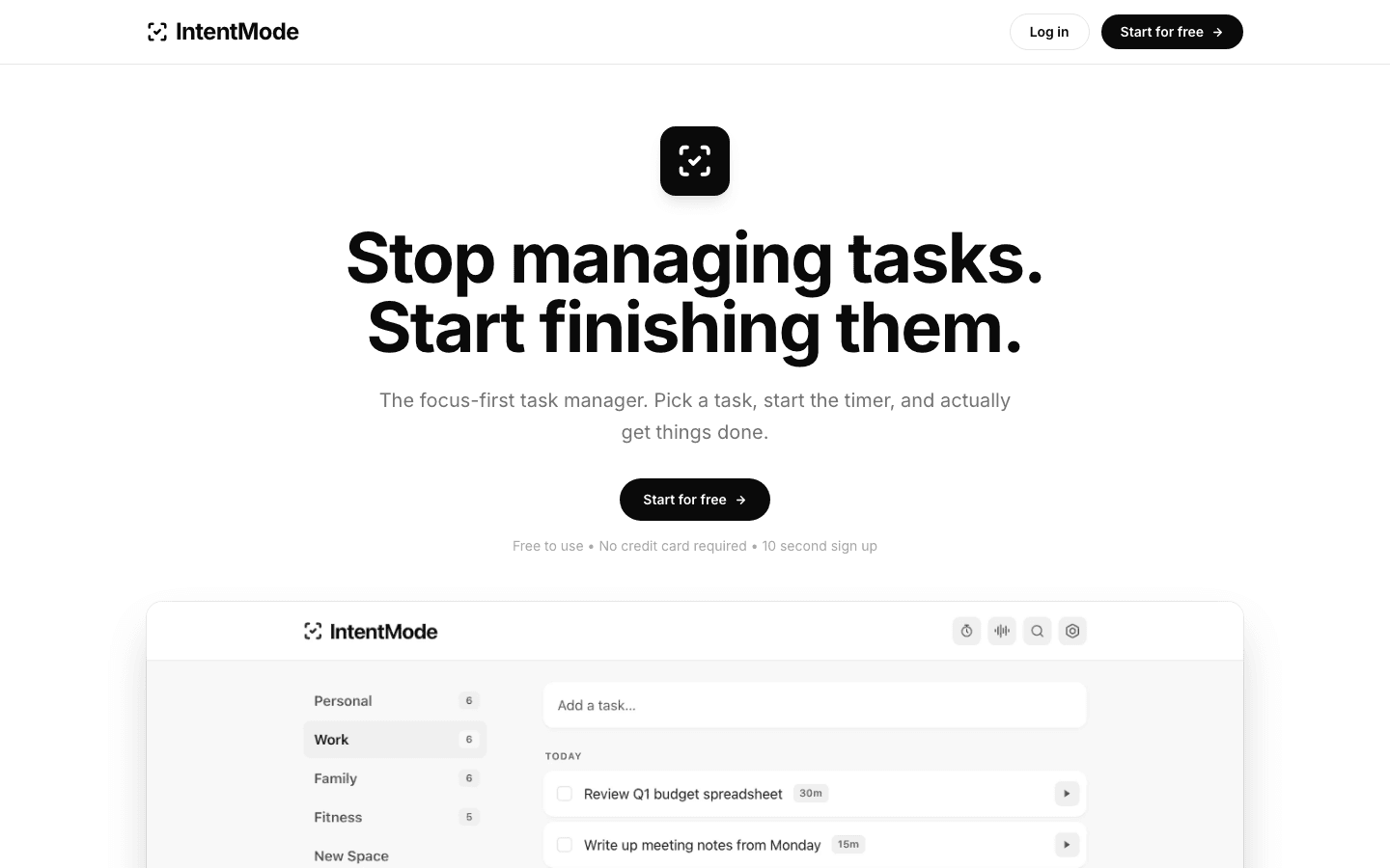 IntentMode screenshot